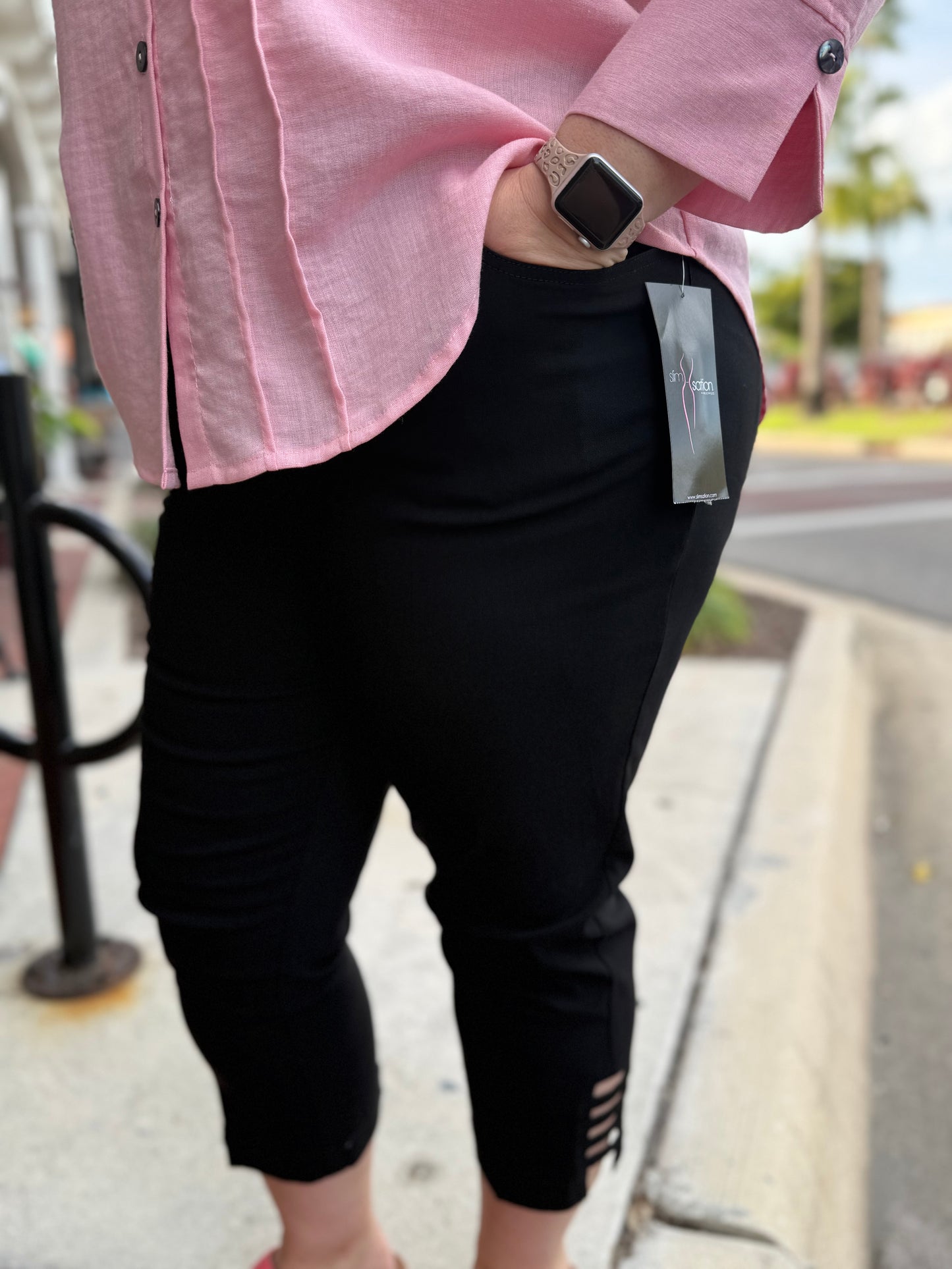 Slimsation M9038P Crop Capri