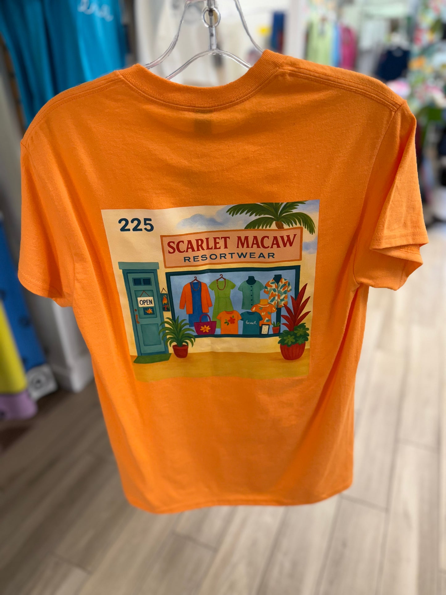 Scarlet Macaw Logo Tee Top