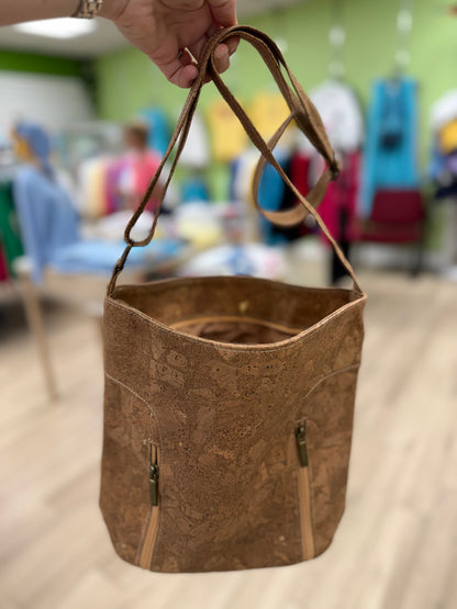 Meninas Cork 283 Double Zip Bag