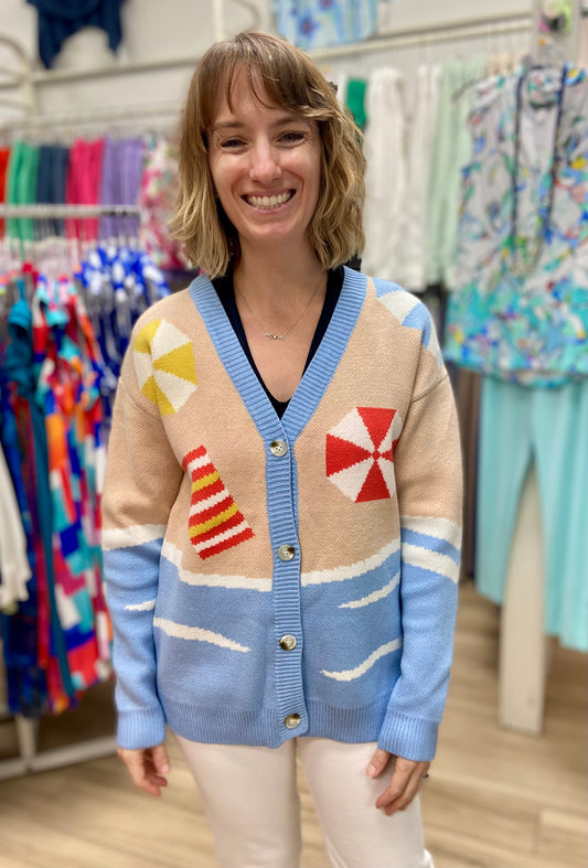 Miss Sparkling Beach Day Cardigan