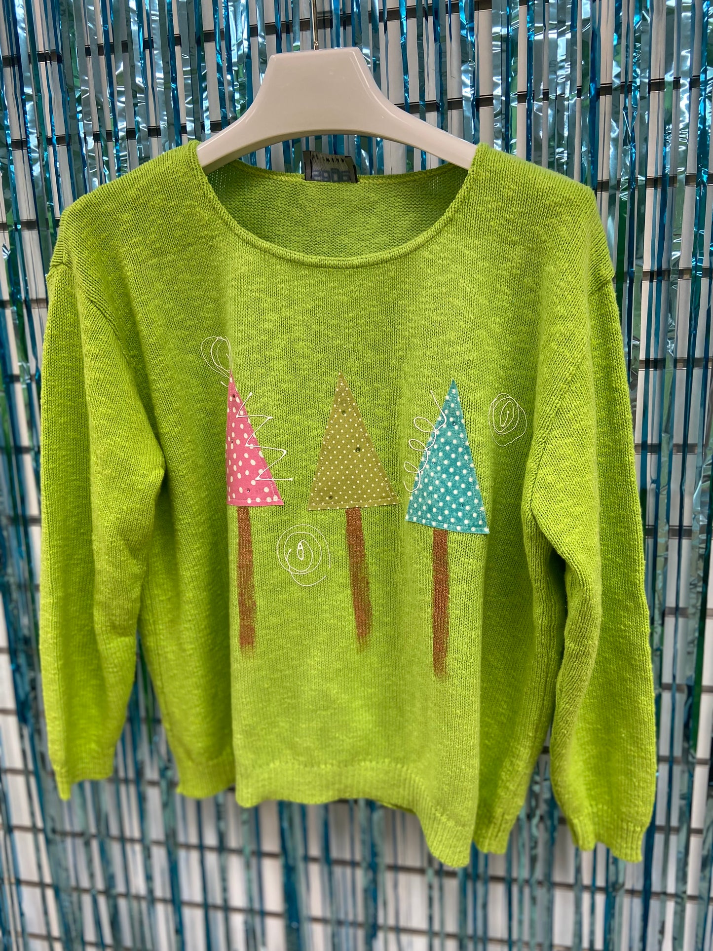 MoMo Sweater - Dots Tree Forest