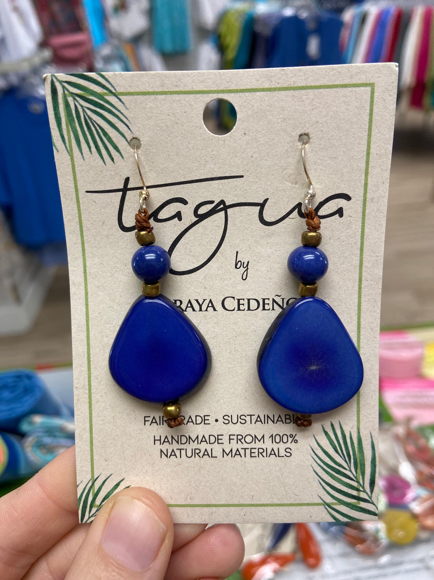 Tagua Alma Earring