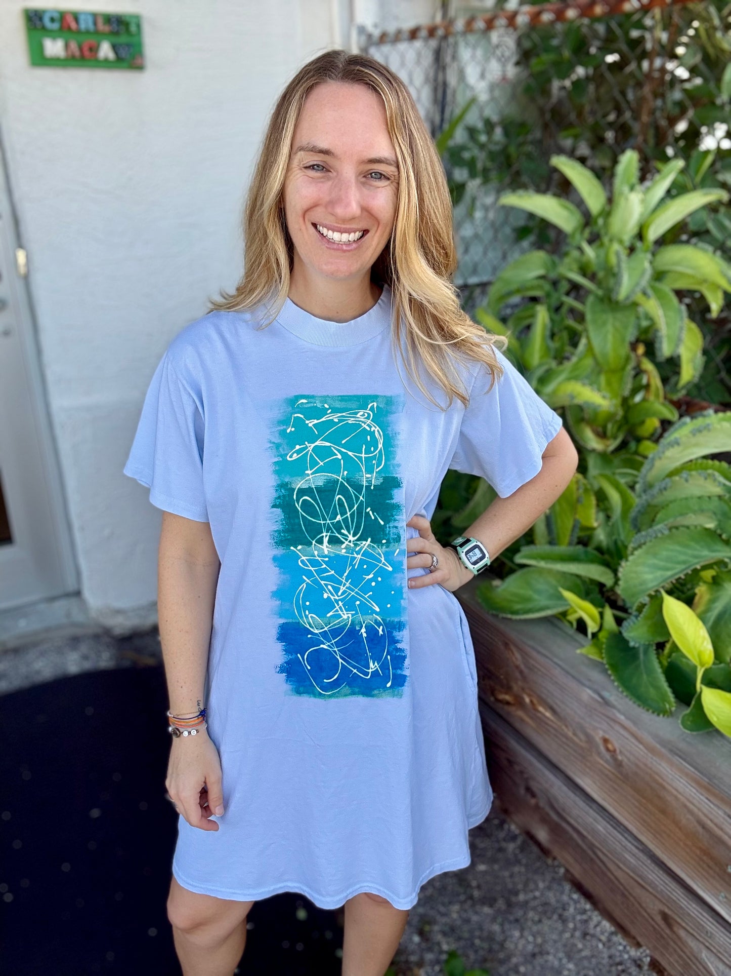 MoMo Painted 8175 Sea Swells Dress