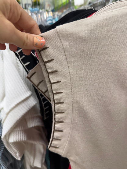 Zenana Stitch Detail Top