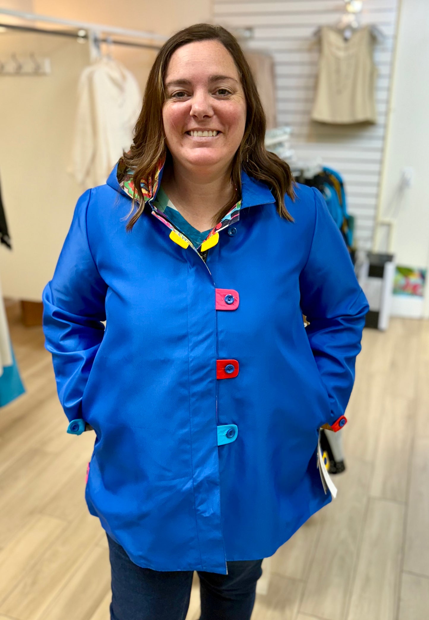 Oopera J3202RW Reversible Rain Jacket