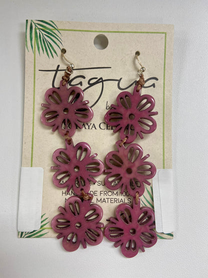 Tagua Ampola Earring