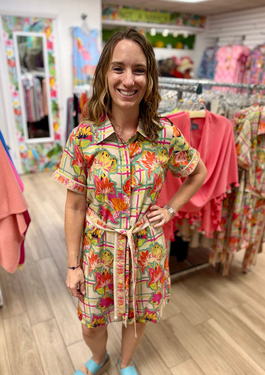 Briton Court Daphne Belted Dress