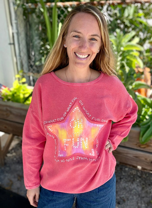 MoMo CLB632 Oh What Fun Sweatshirt