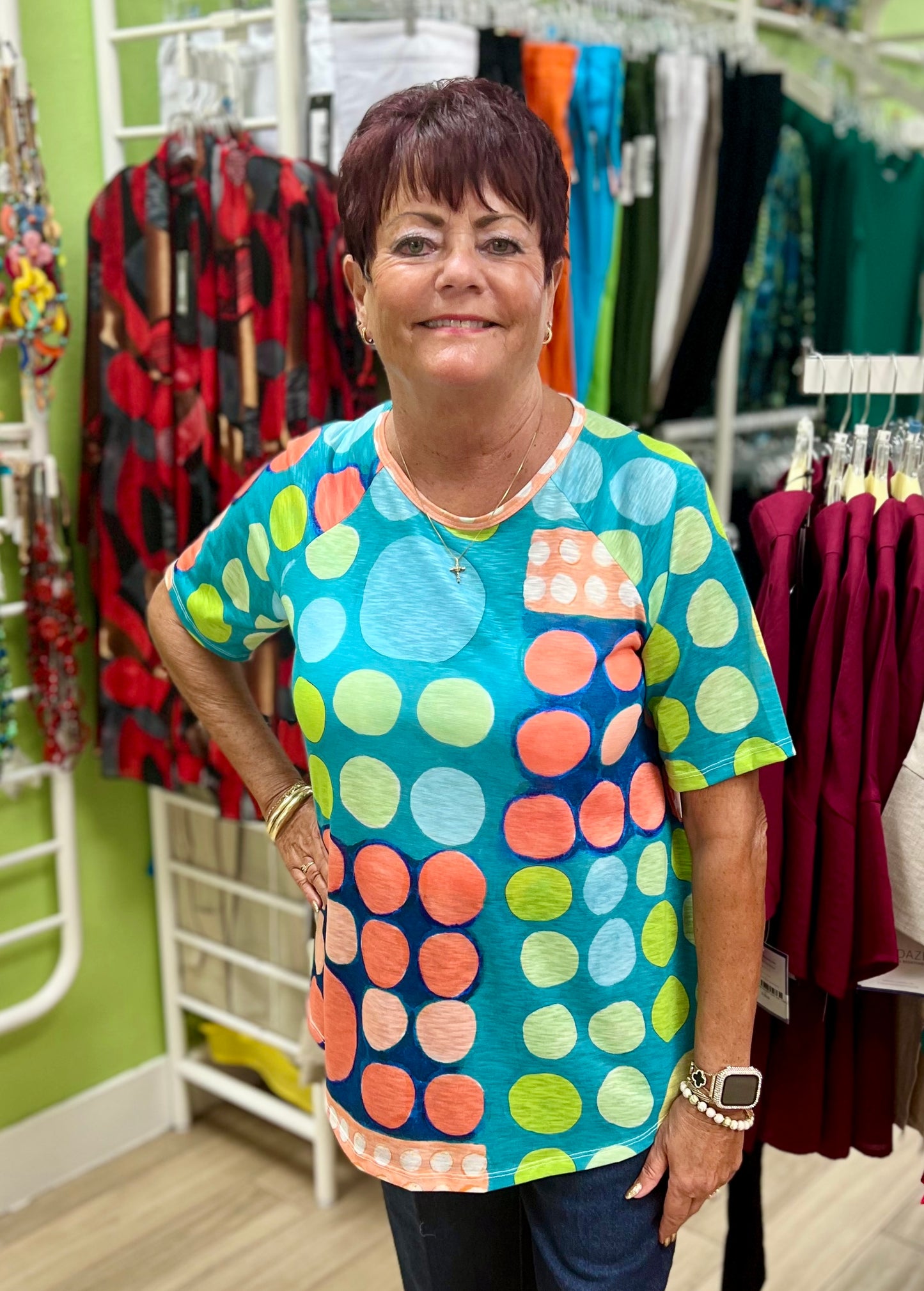 Jess & Jane 66 Raglan Sleeve Top