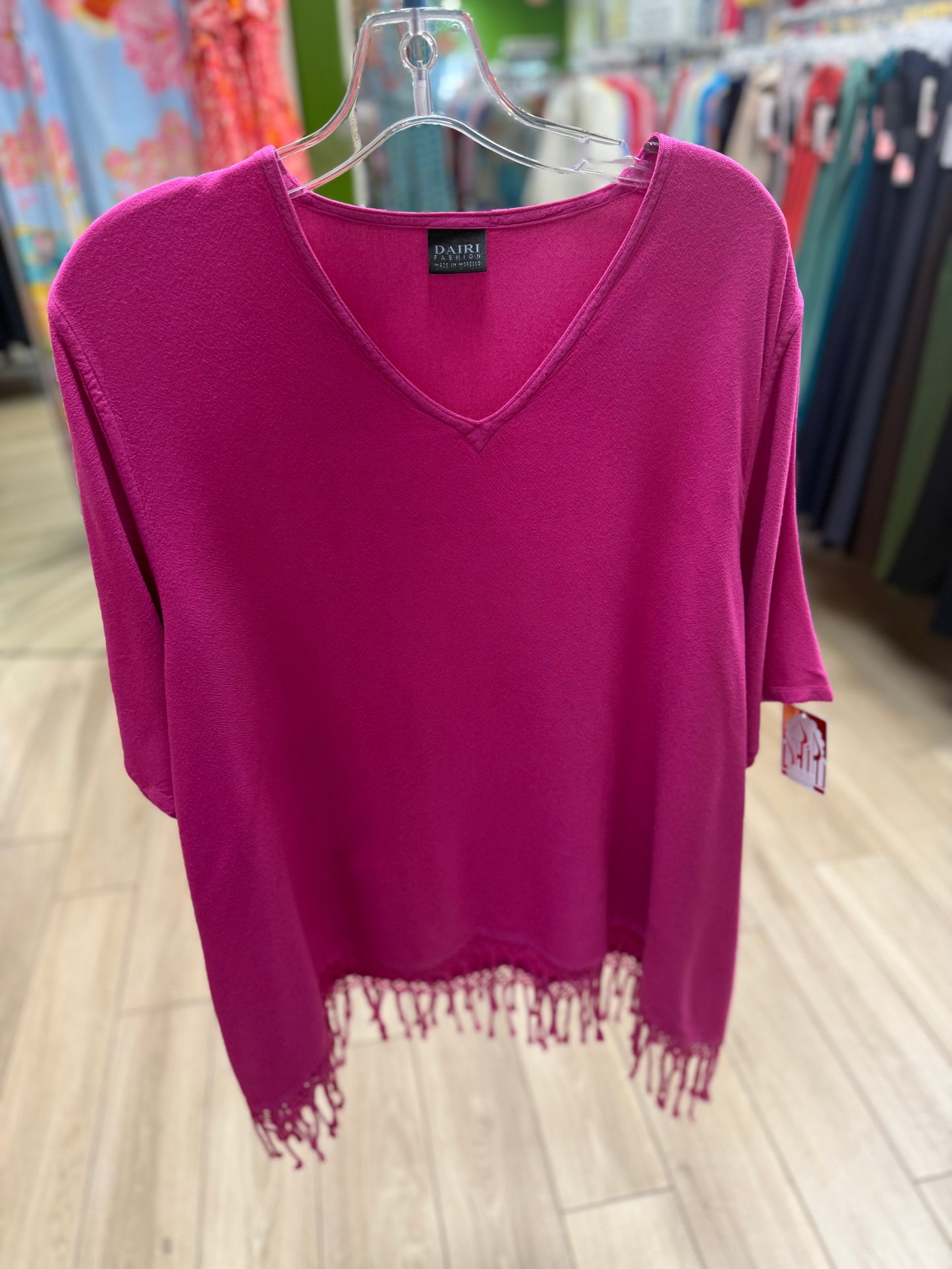 Dairi 2221 One Size Fringe Top