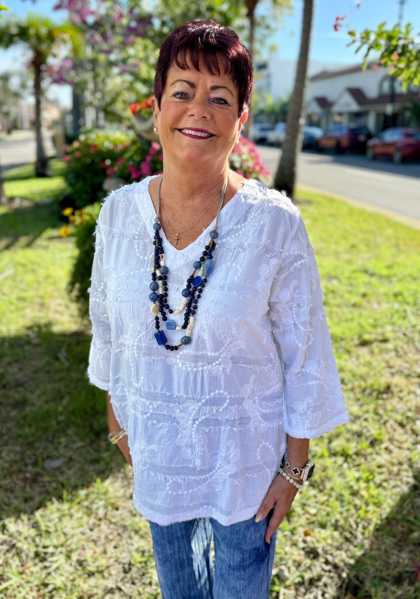 Cottonseed 390EM Tunic Top