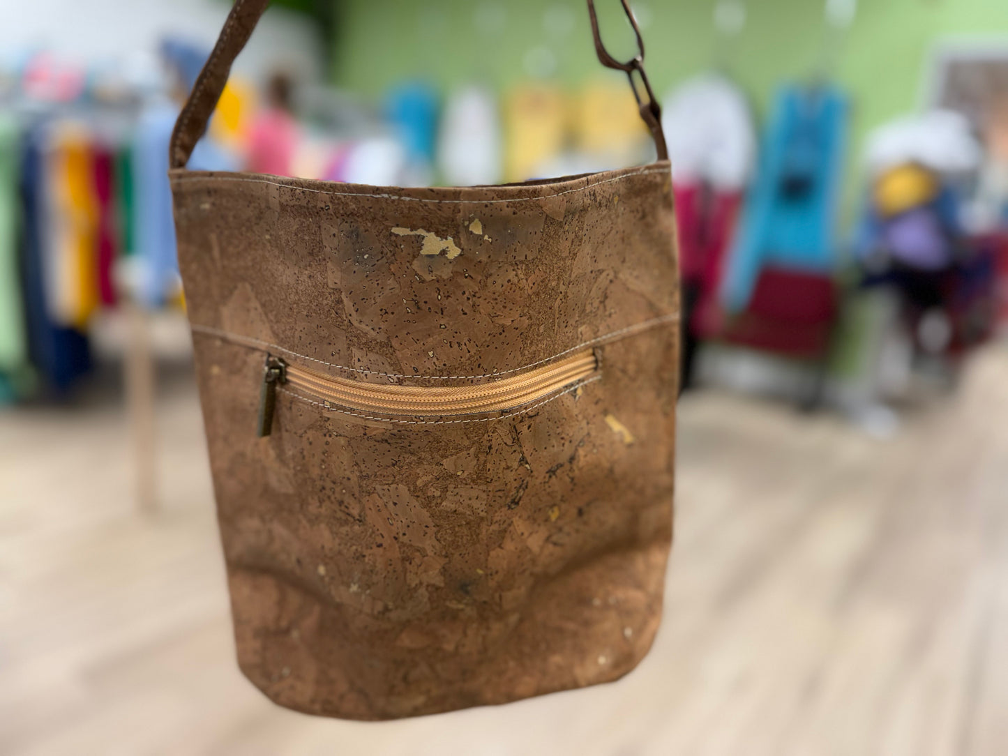 Meninas Cork 283 Double Zip Bag