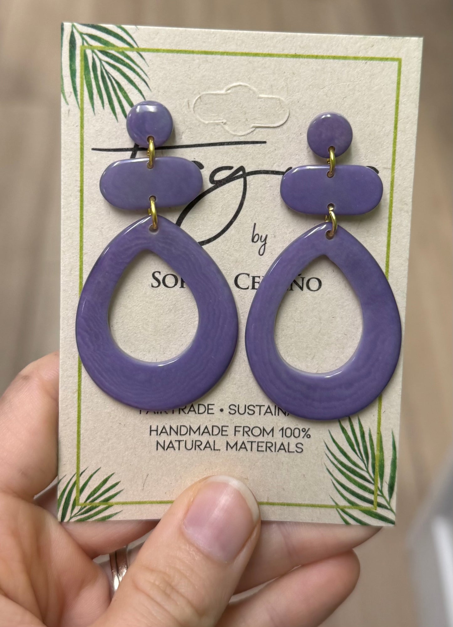 Tagua Kylie Earring