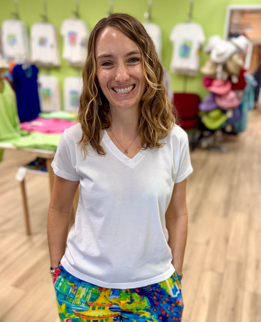 Prairie Cotton 8165 V-Neck Top