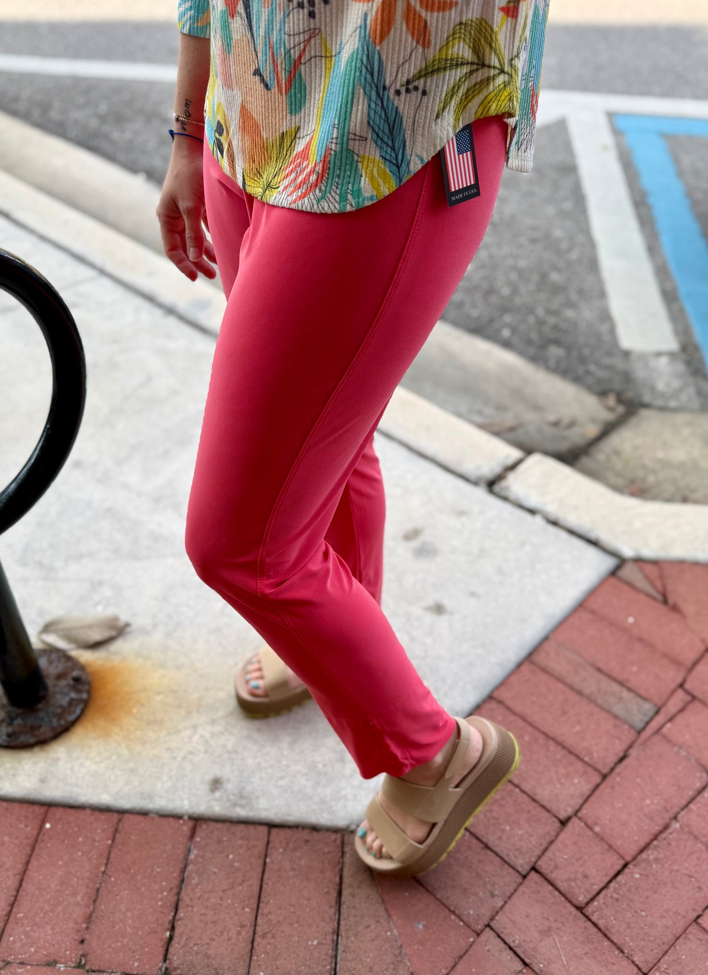 Klaveli 1110L Buttons Ankle Pant