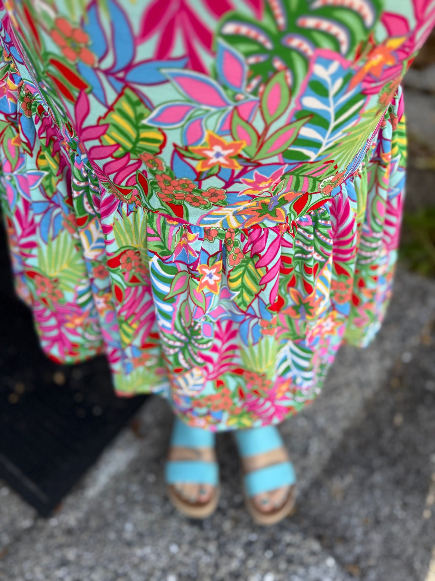 Dear Scarlett Coastal Dusk Summer Dress