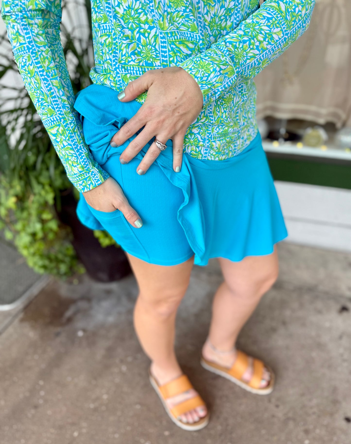 Ibkul 20000 UPF Flounce Skort