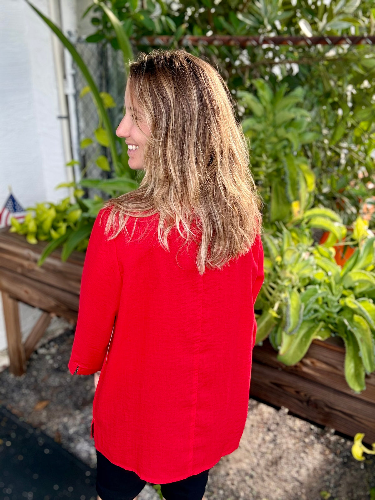 Fridaze Jasmine Side Buttons Top