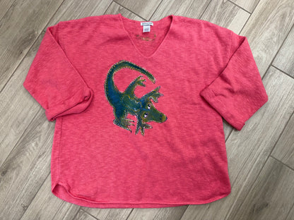 Rosamund Merrill Painted Alligator Sweater