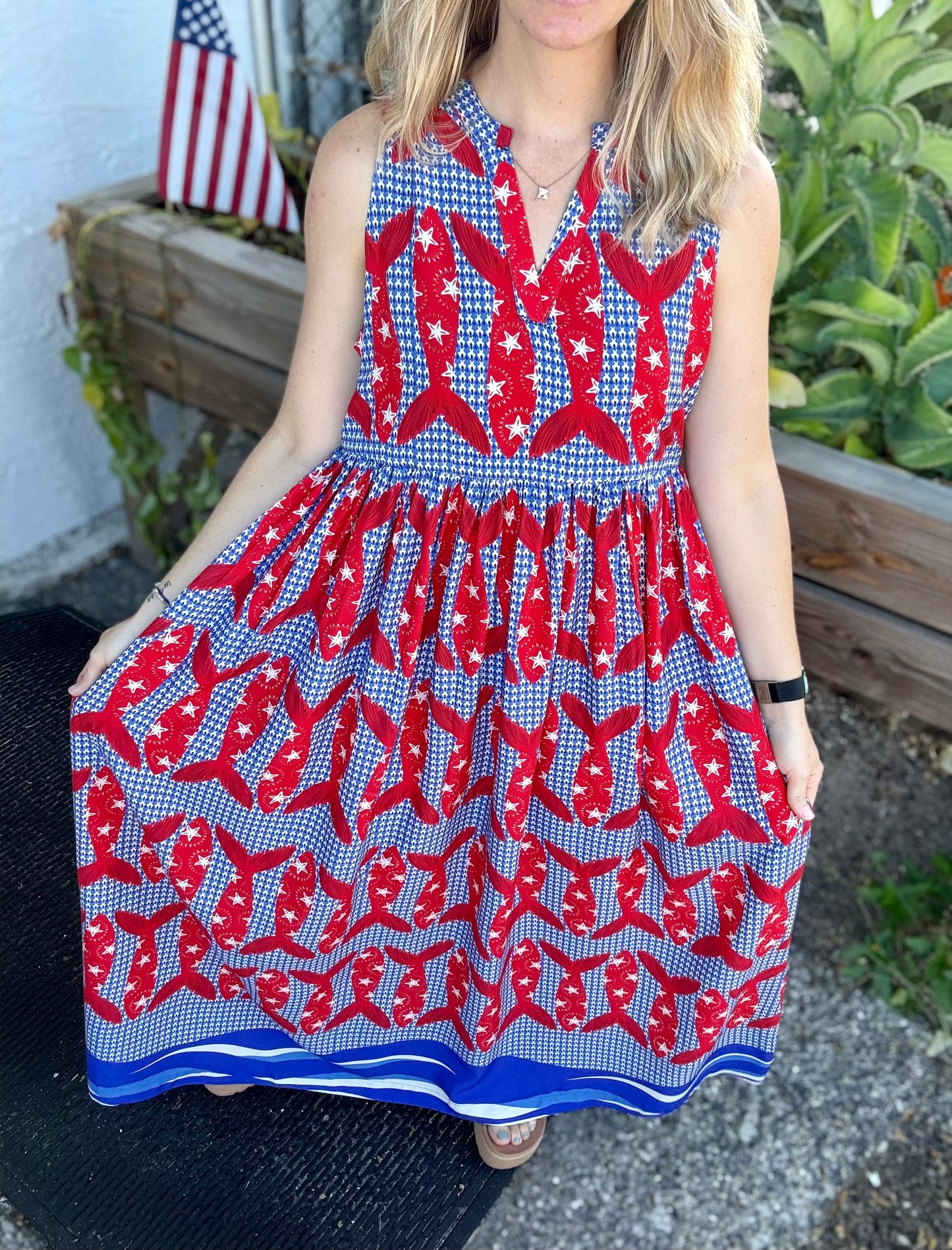 Briton Court Jenny Fish Maxi Dress