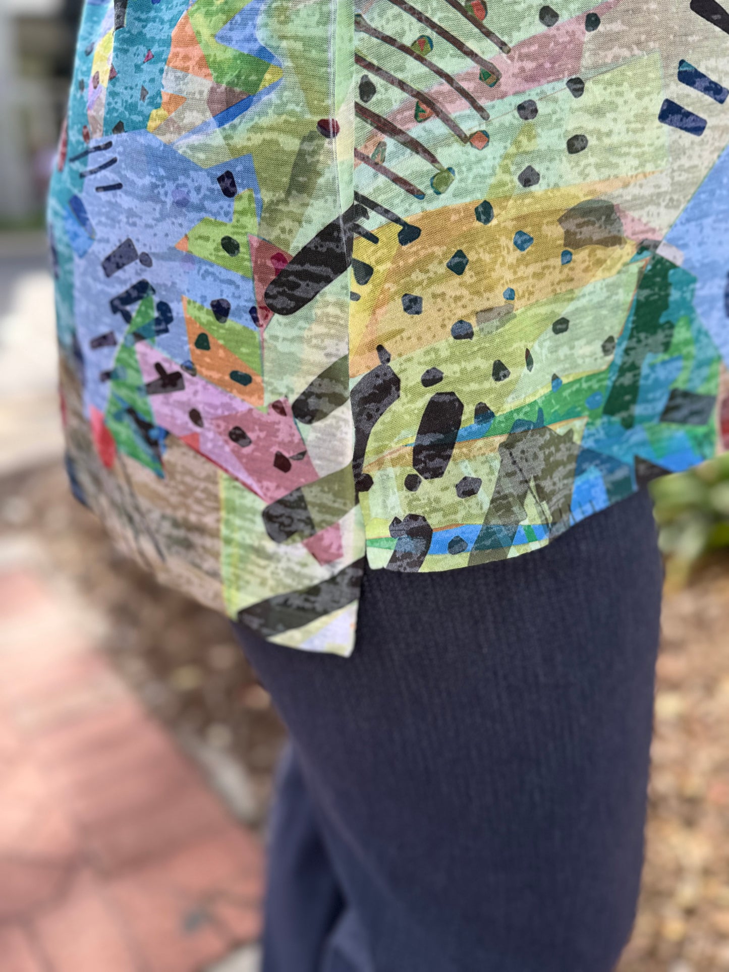 Jess & Jane 44 Print Top