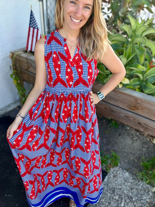 Briton Court Jenny Fish Maxi Dress
