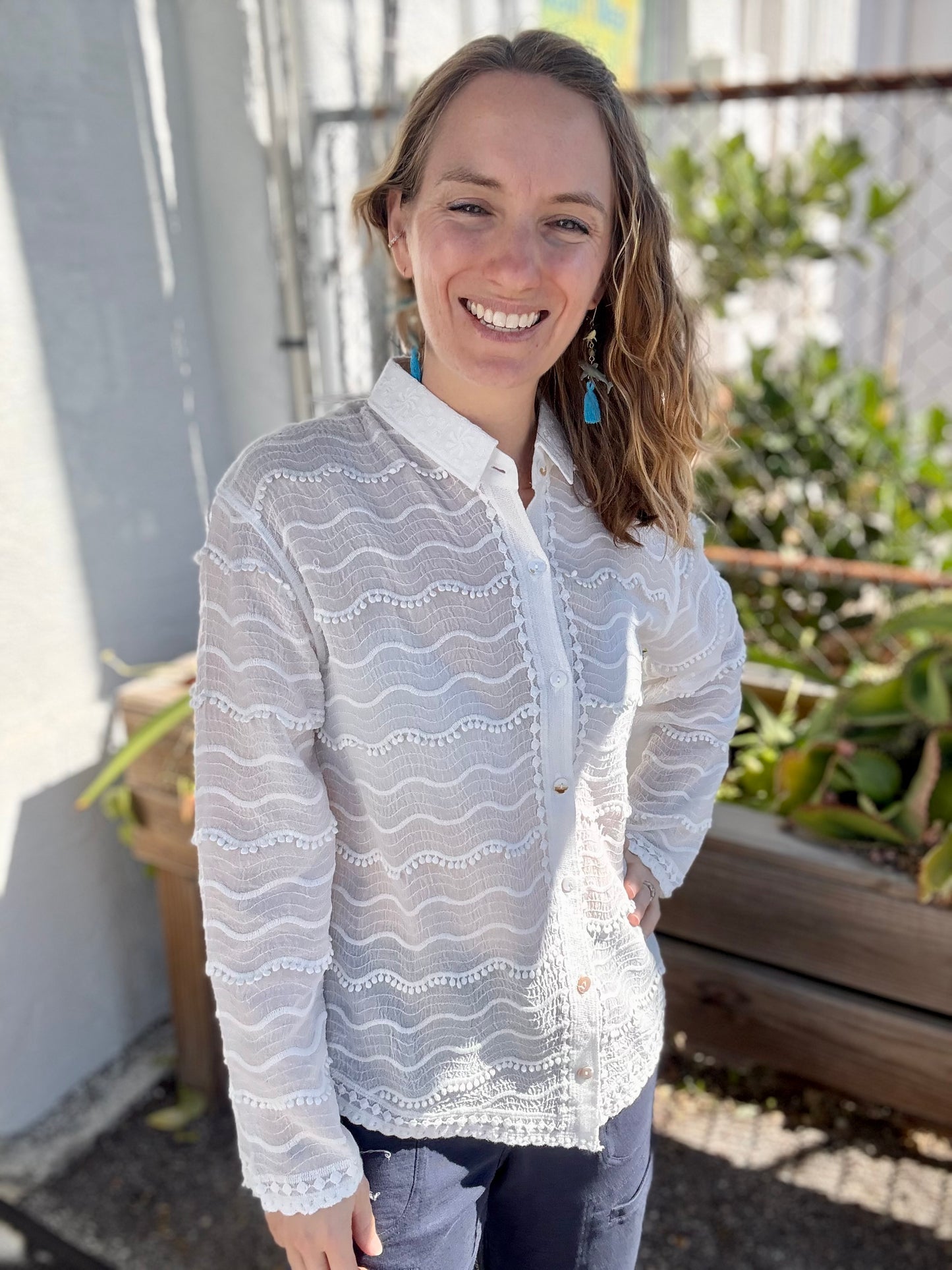 CoCo + Carmen Jenny Button Top