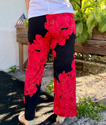 Klaveli Print Benjamin Tulip Hem Pant