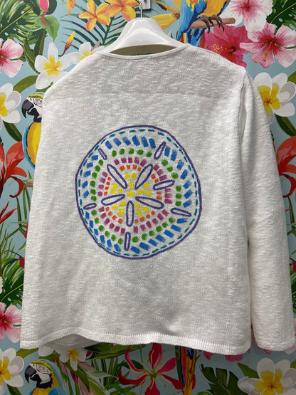 MoMo Sweater - Mosaic Sand Dollar