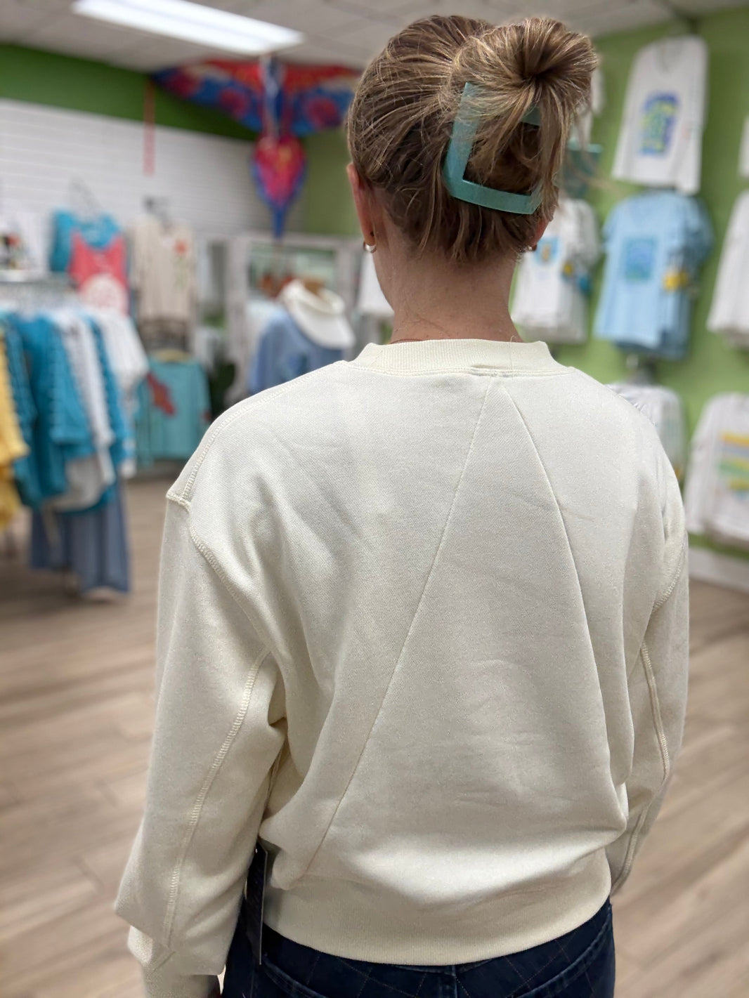 Boat House Venice Corded Pullover Top