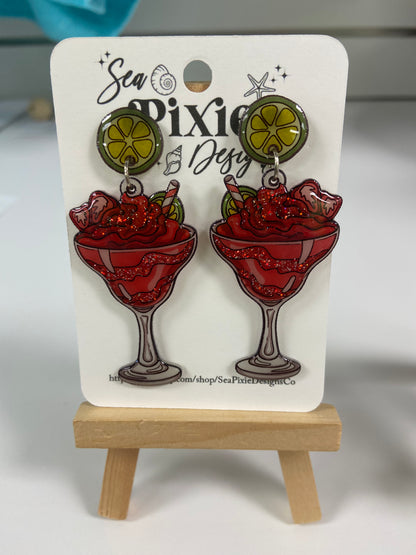 Sea Pixie Drink Earrings