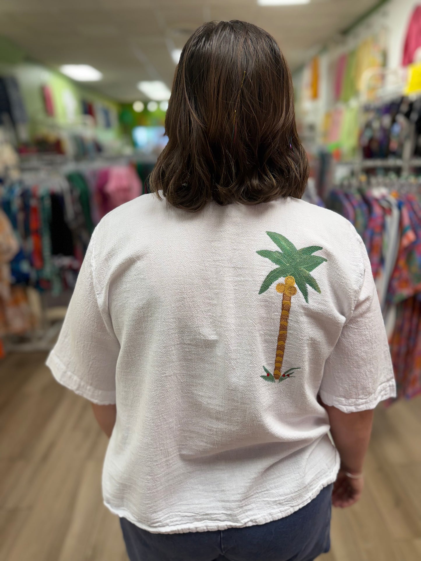 Peg Painted Miabella Palm Tree Tops