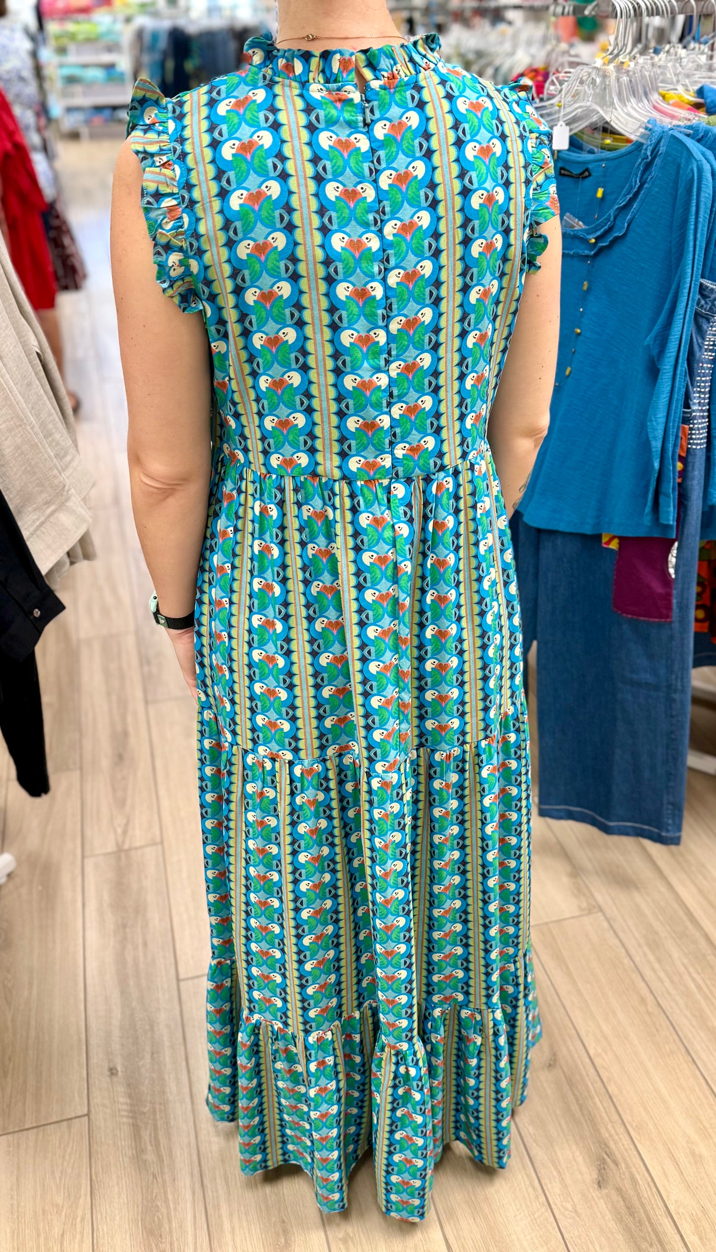 Briton Court Clara Toucan Maxi Dress