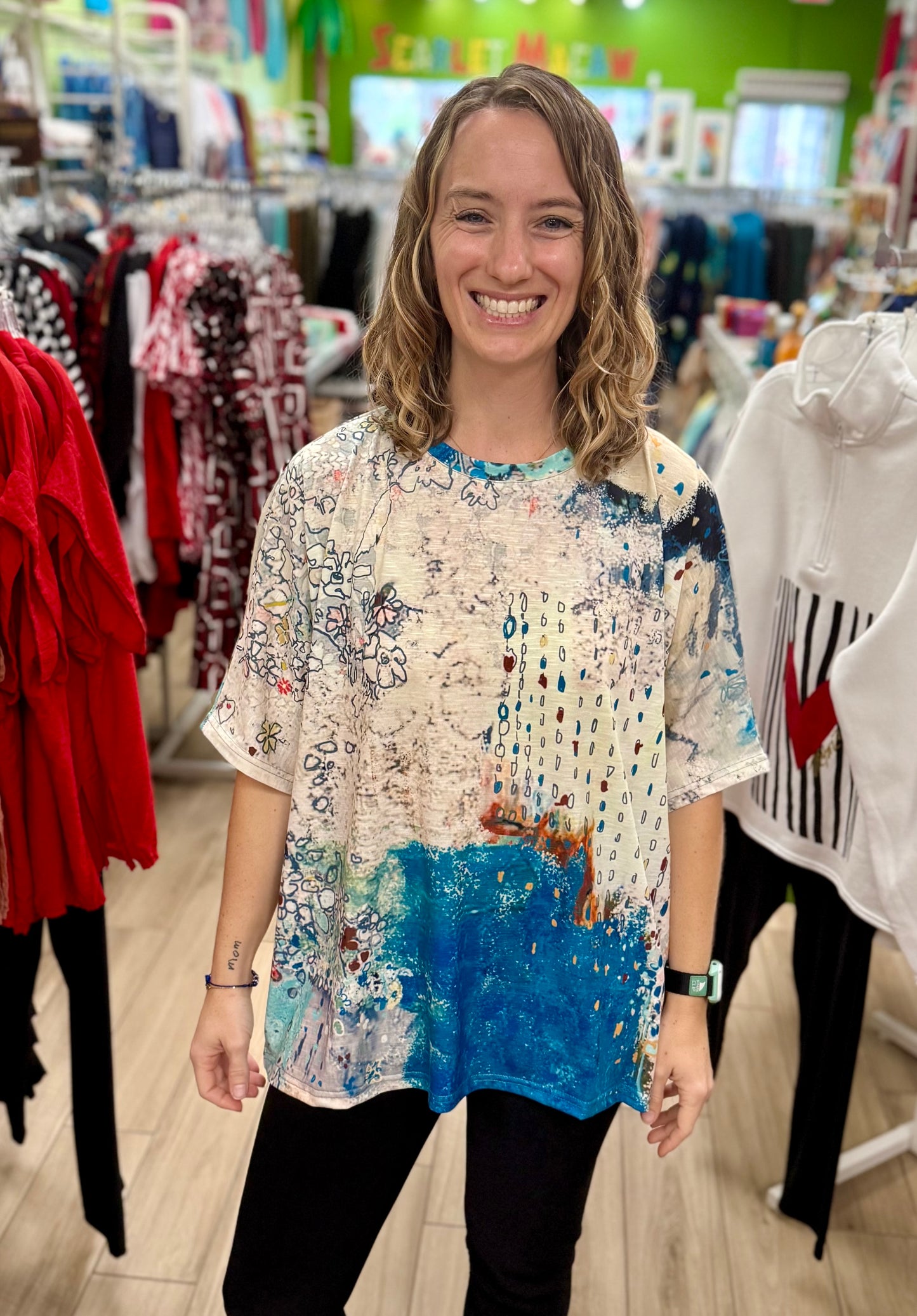 3 Potato T8 Print Top