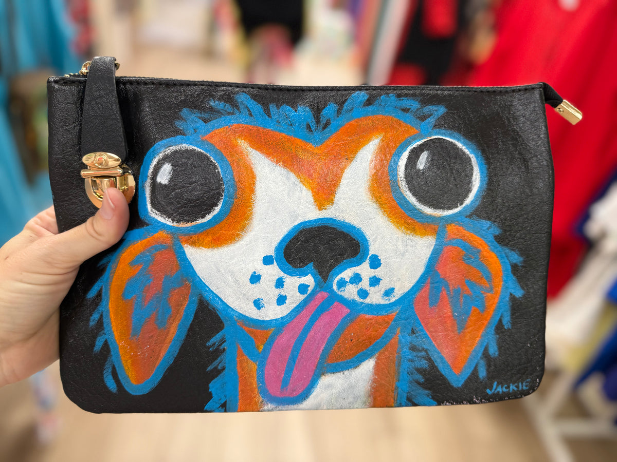 Jackie Ludtke Painted Dog Bags