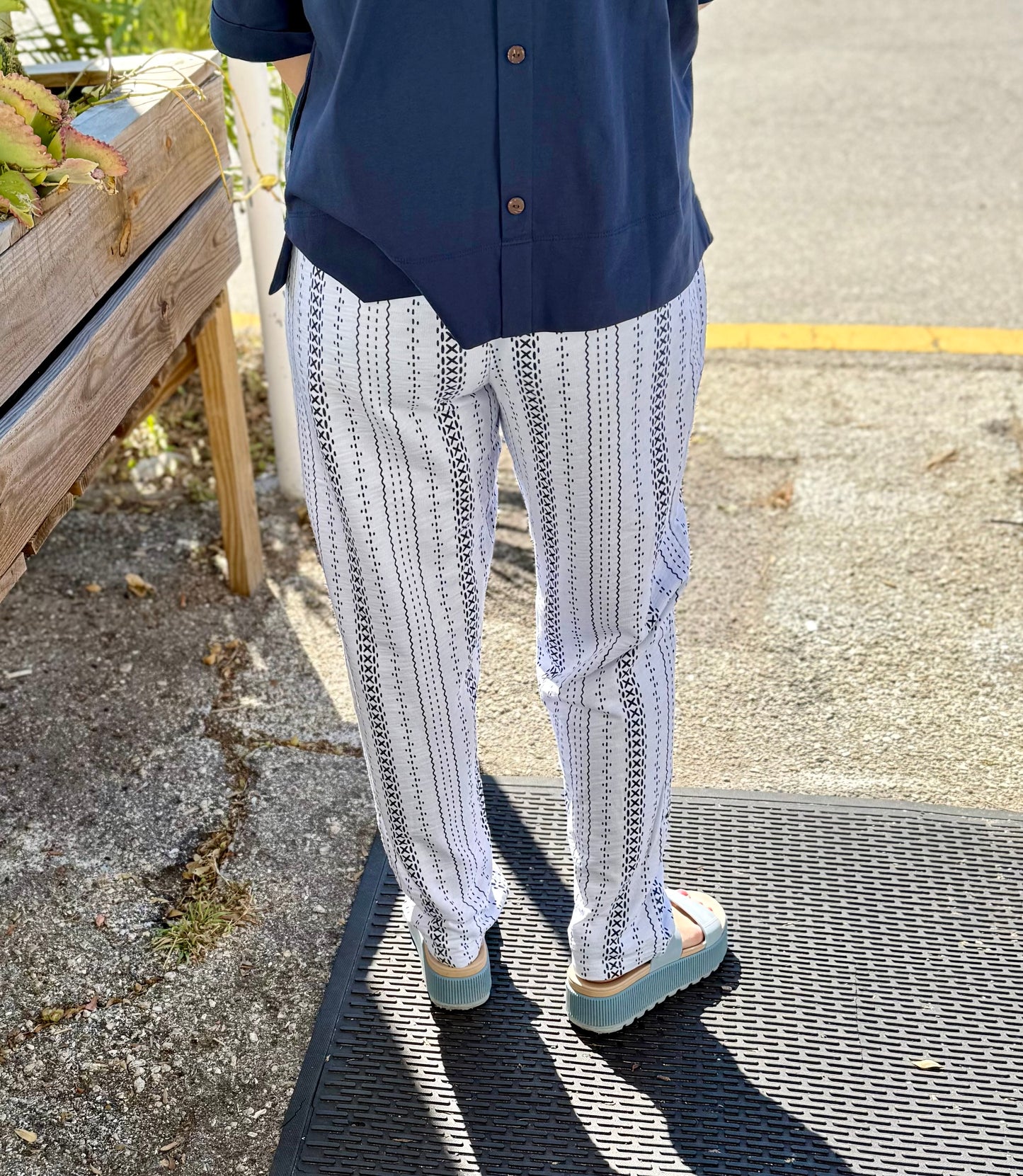 Wild Palms 5505 Print Relax Pants