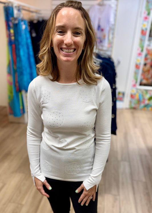 Marble 8011 Sparkle Dots Sweater