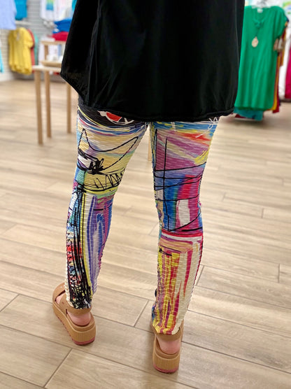 Et'Lois Scribble Print Legging