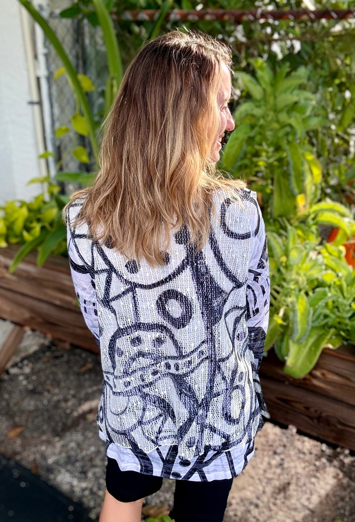 Jess & Jane Mesh Layer Top