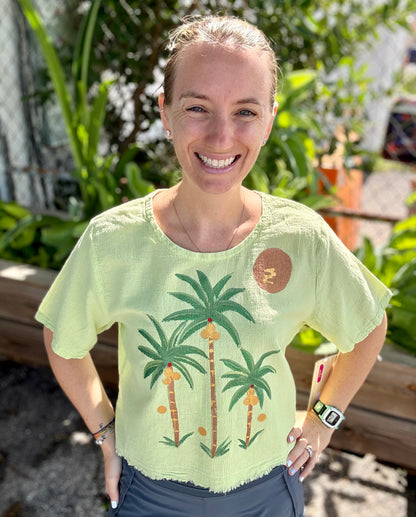 Peg Painted Heidi Palm Tree Tops