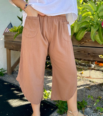 Cottonways Kathleen Side Swipe Capri