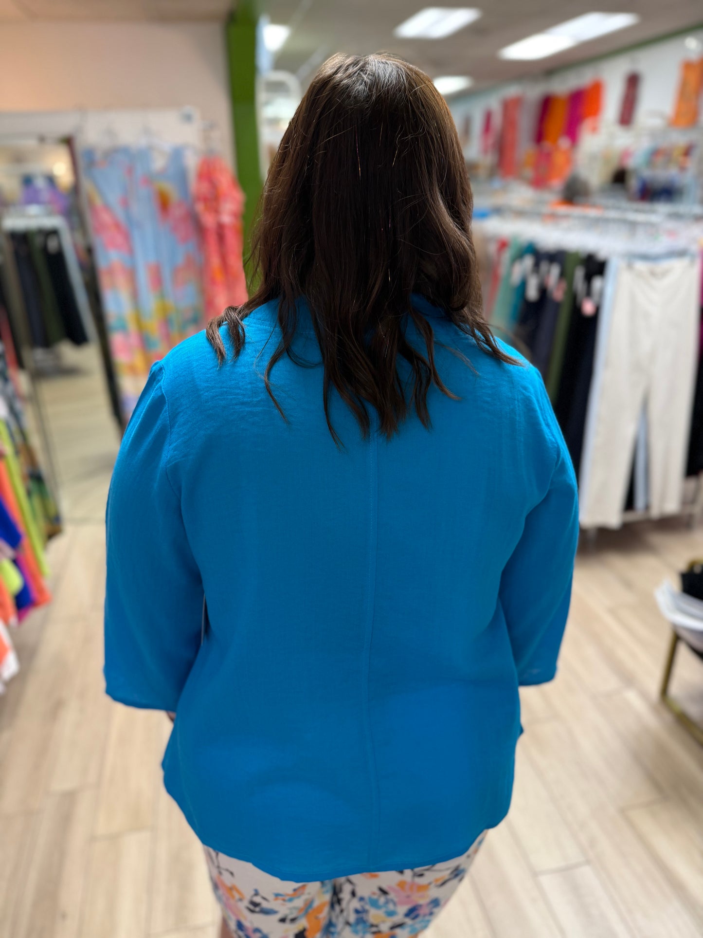 Fridaze AA368 Button Neck Top