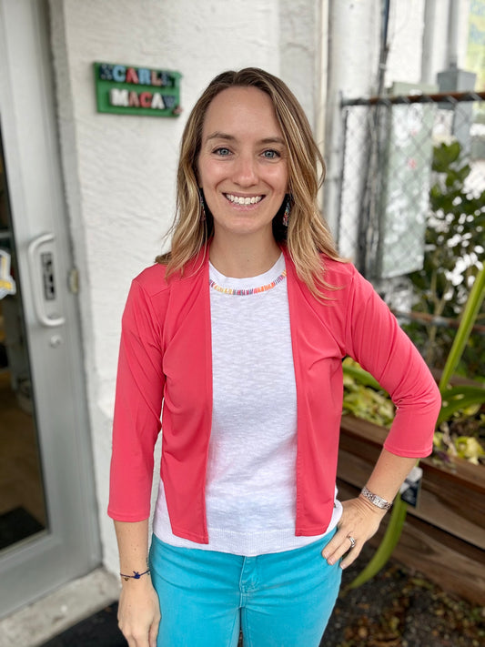 Fashque Crop Bolero Shrug Jacket