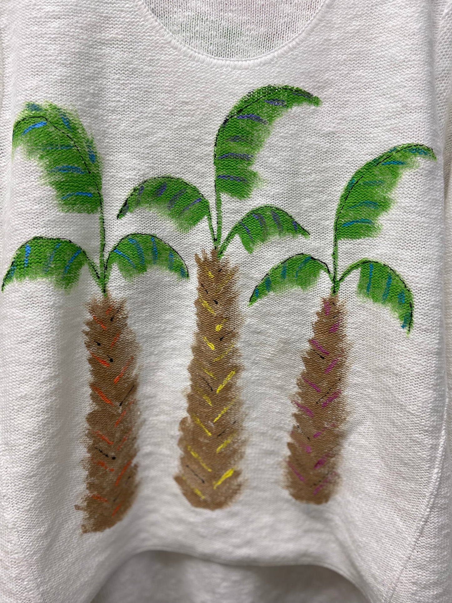MoMo Sweater - Pop Palm Trio