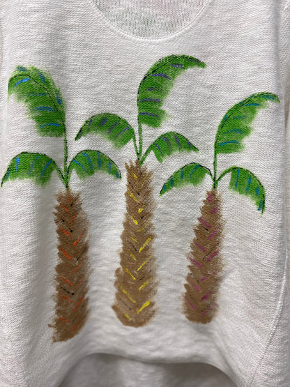MoMo Sweater - Pop Palm Trio