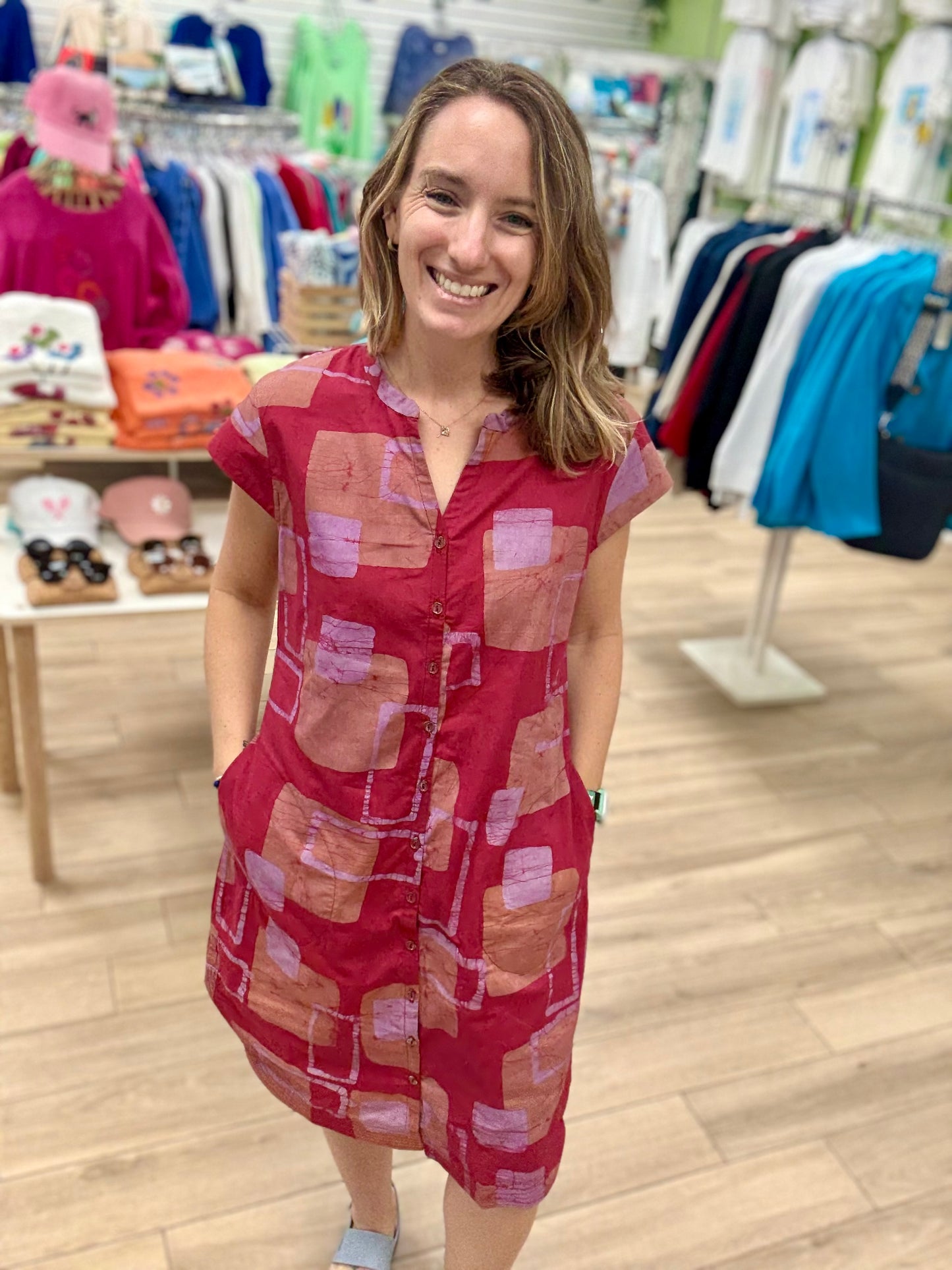 Global Mamas Harbor Shirt Dress