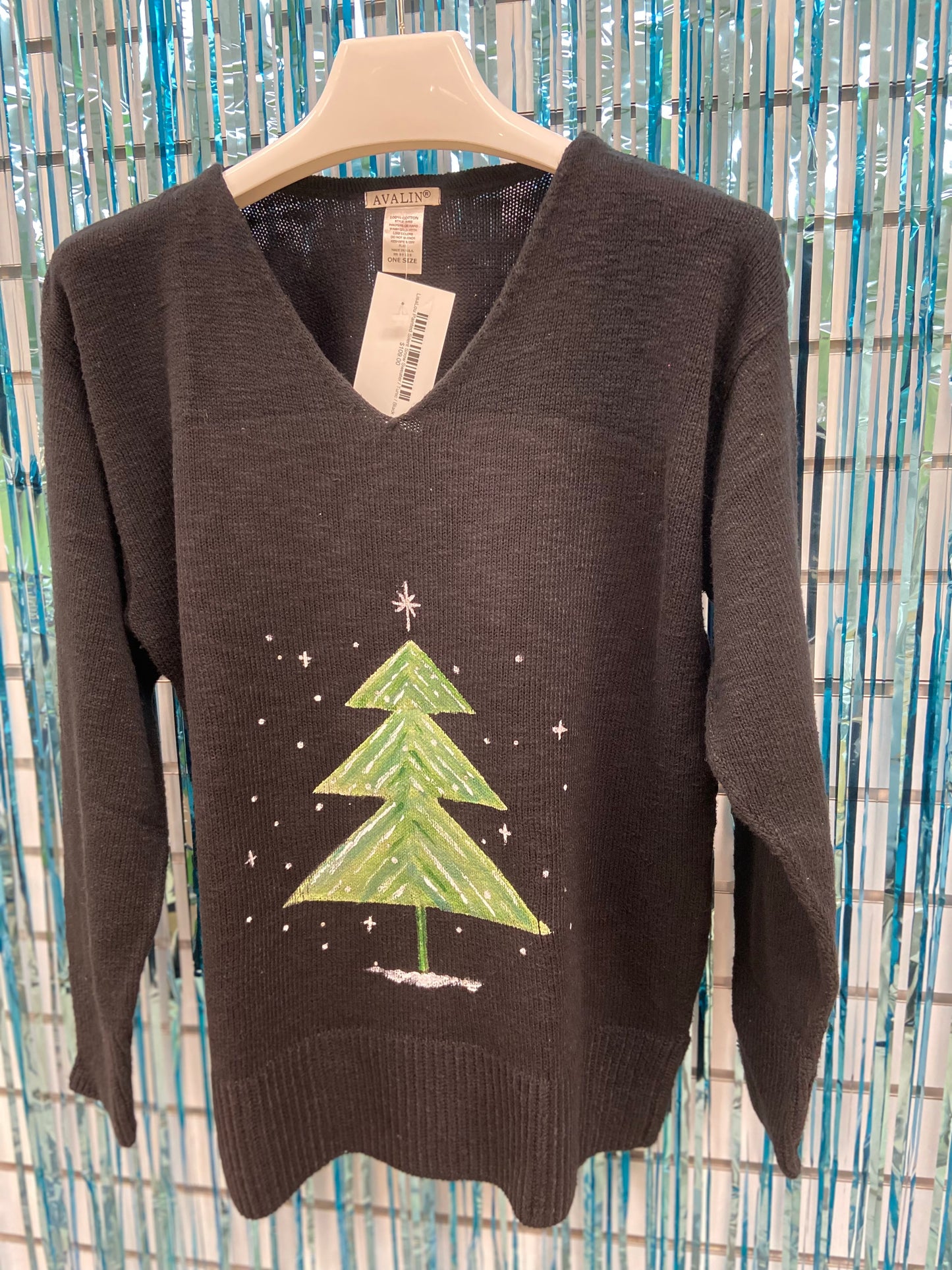 LisaLou Painted Silent Snow Sweater