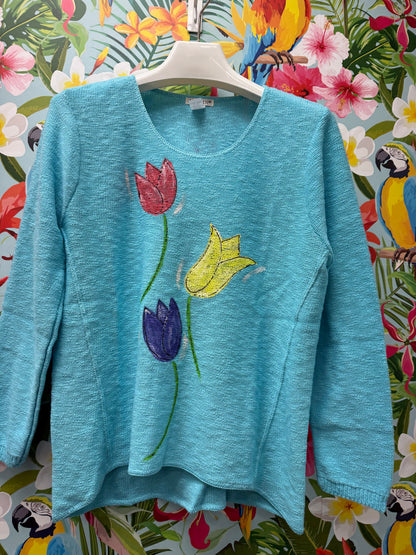 MoMo Sweater - Tulip Trio
