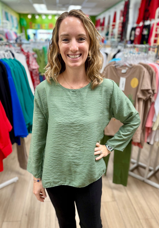 Cut Loose 6217965 Split Back Top