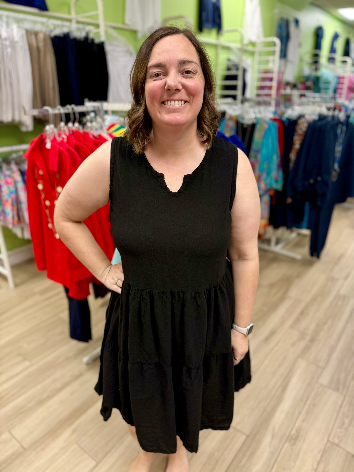 Cottonways Anjanette One Size Tier Dress